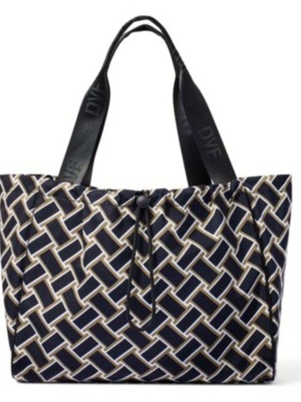 Diane von Furstenbrg tote bag with a free Haute Shore puffer phone bag
